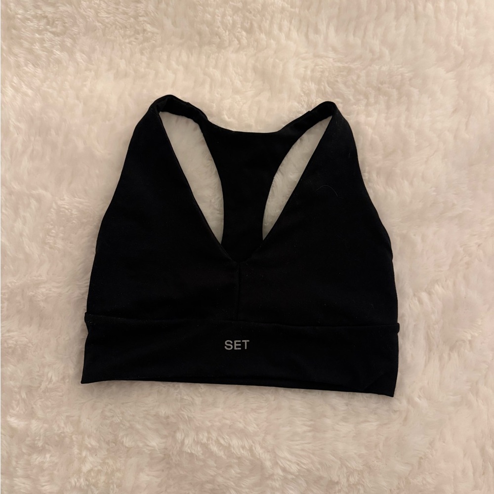 SET Active Black Sports Bra
